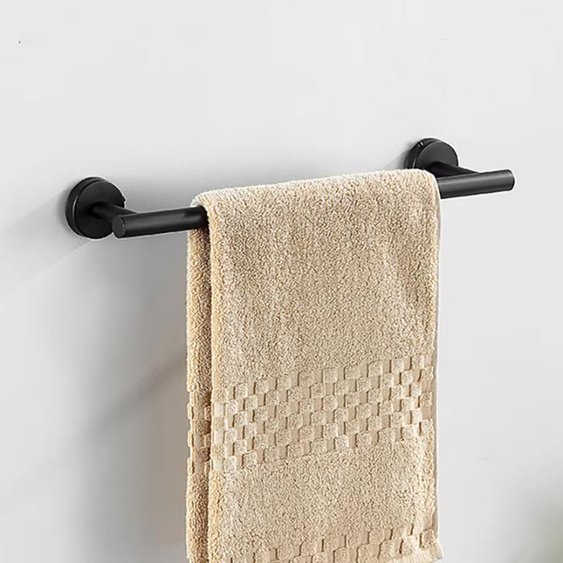 matt black towel rail